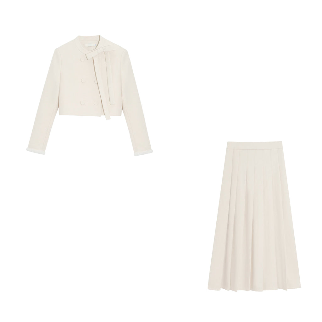 Wildberry Daughter Style Fashion Elegant and Thin Two-piece Suit