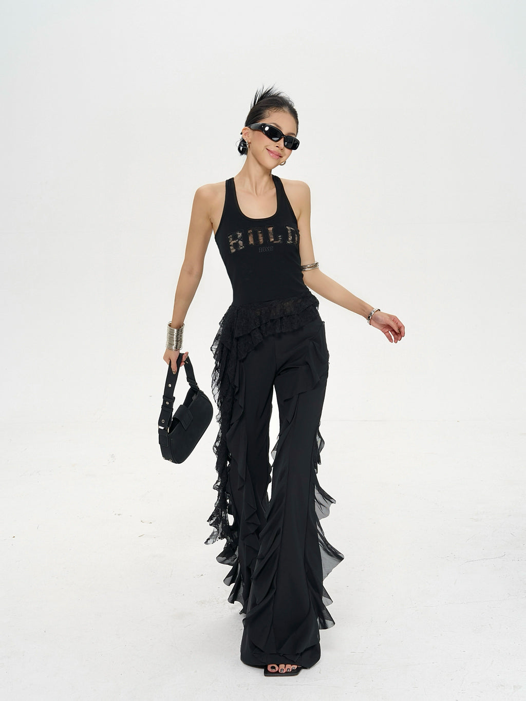 Zero Slim and Thin Design Niche Low-rise Pants