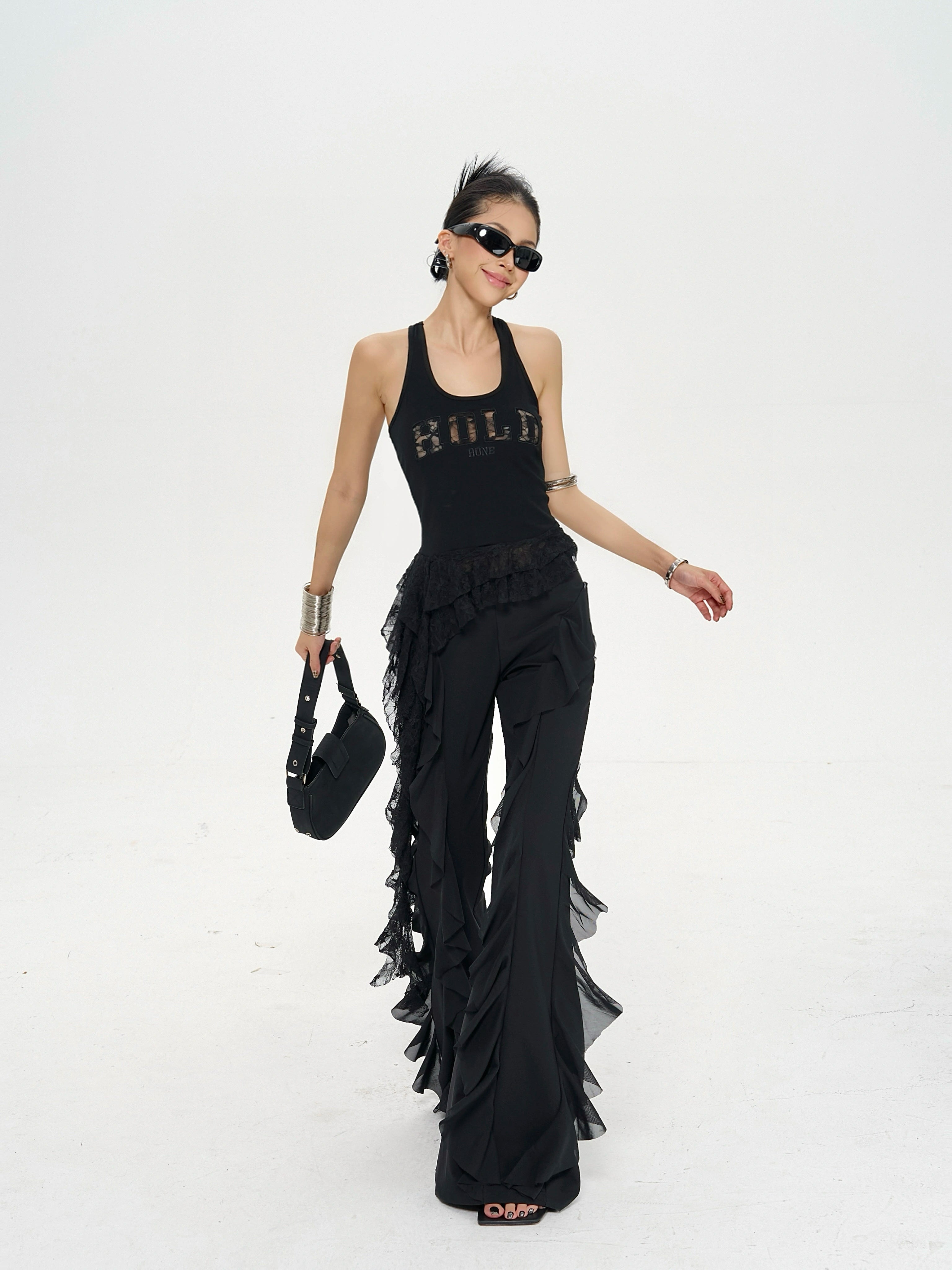 Zero Slim and Thin Design Niche Low-rise Pants