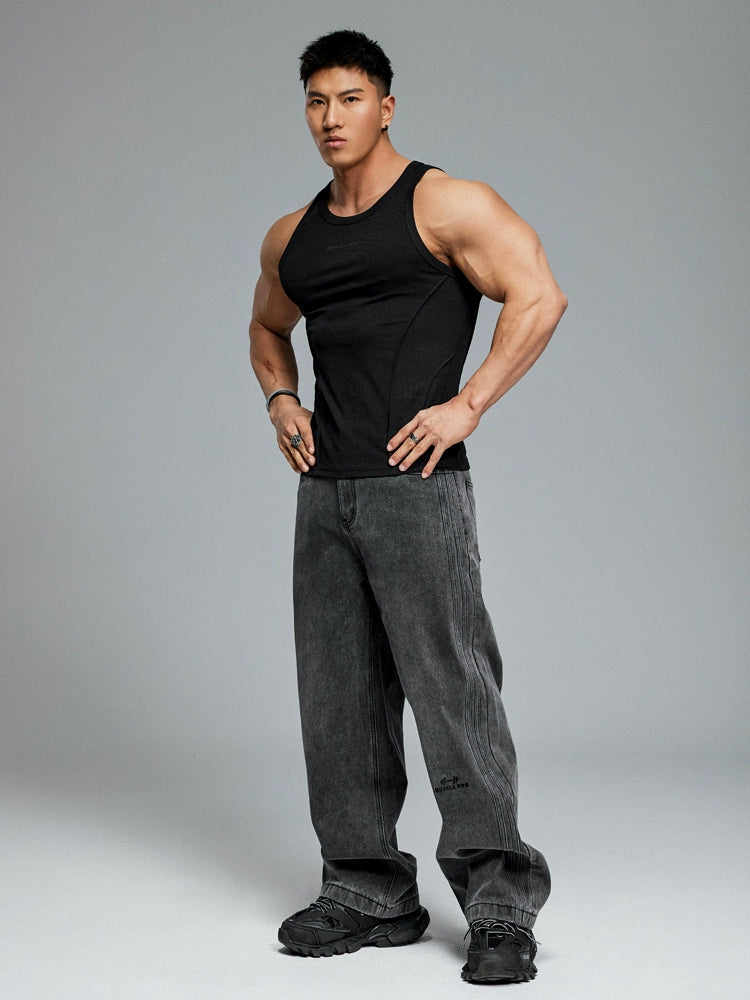 Muscle Dog  Sports Slim Fit Sleeveless Vest