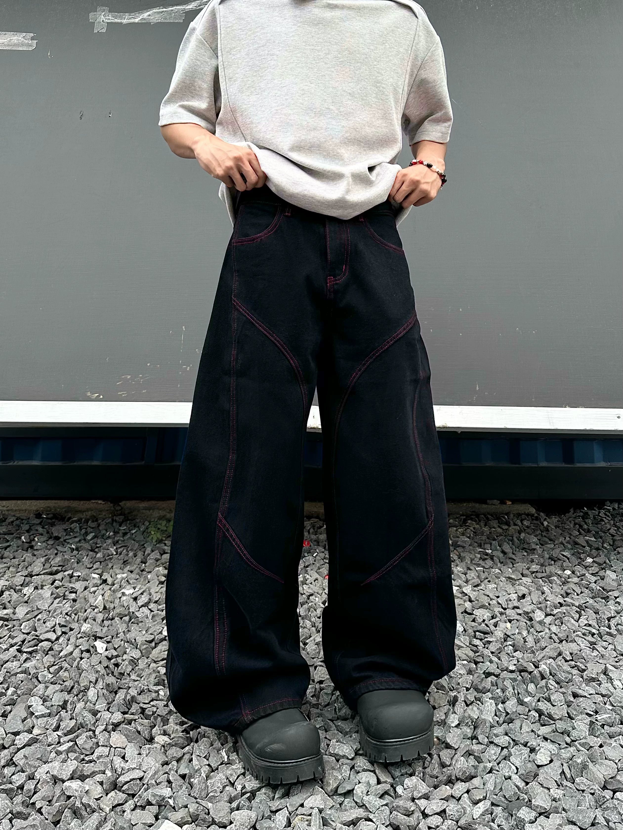 BF. BORFEND Scimitar Red Line Vintage Jeans
