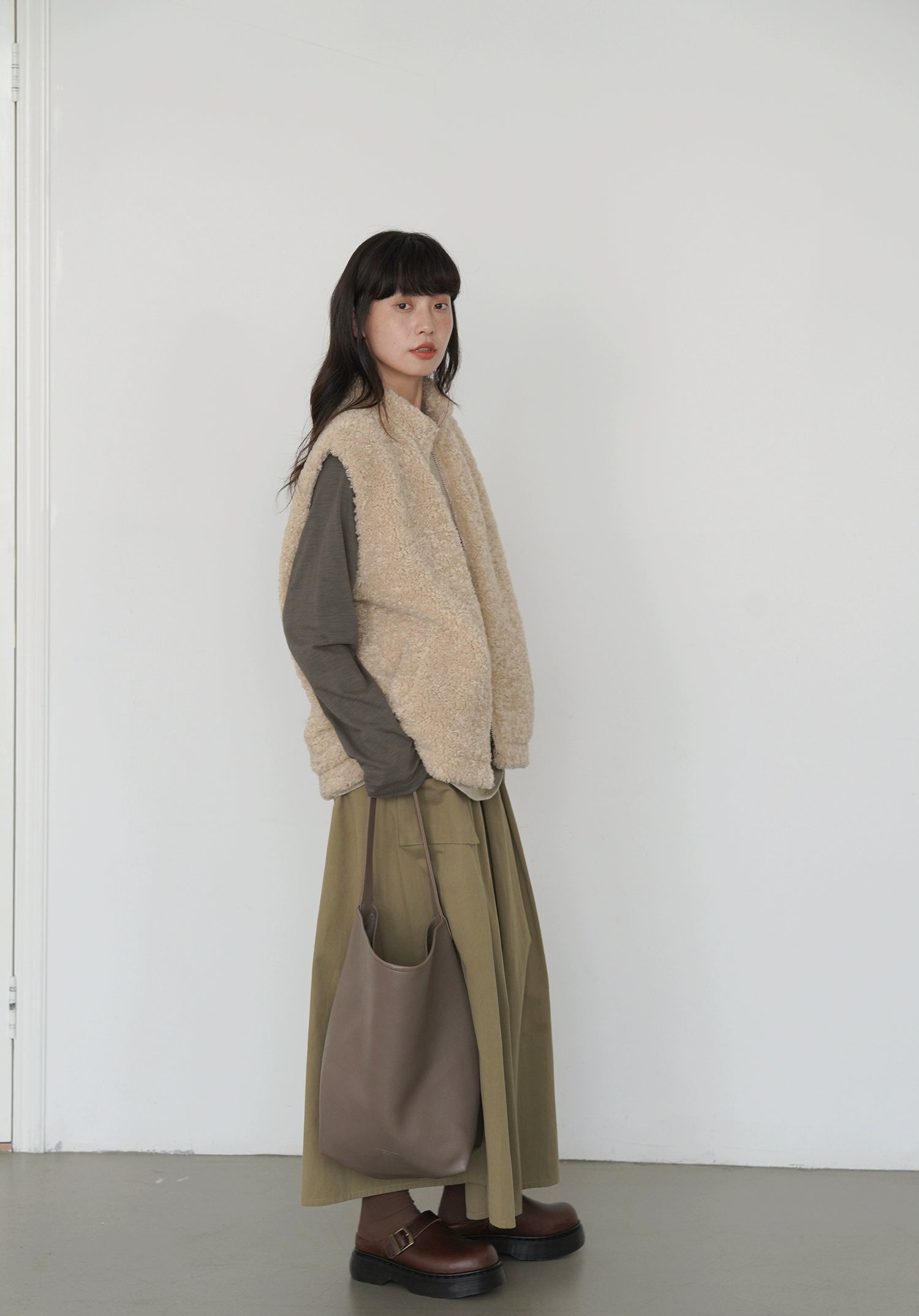 EIGHTHMONTH Warm Versatile Lamb Wool Vest