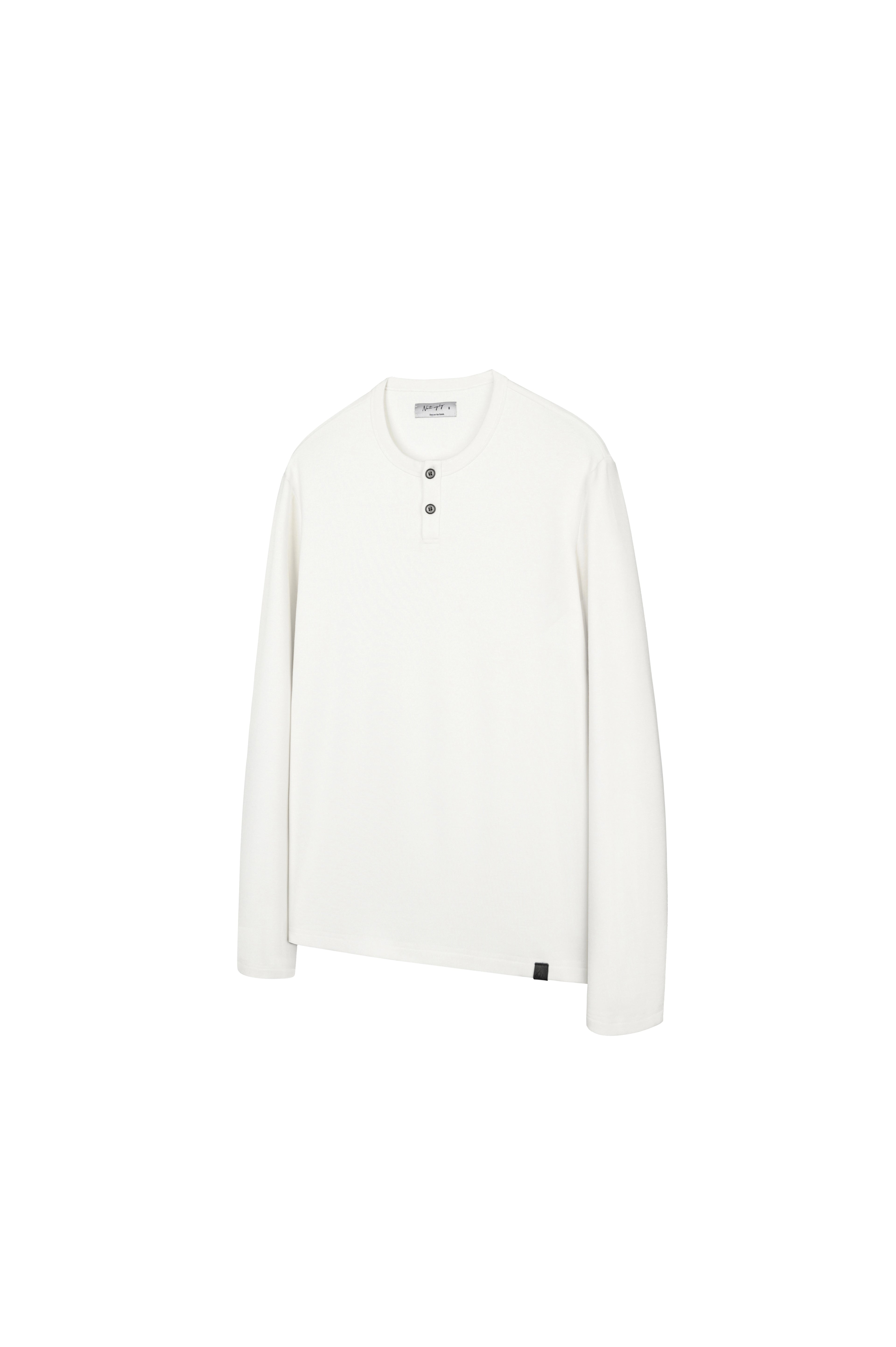 NOT UGLY Henry Neck Bottom Shirt Long Sleeves