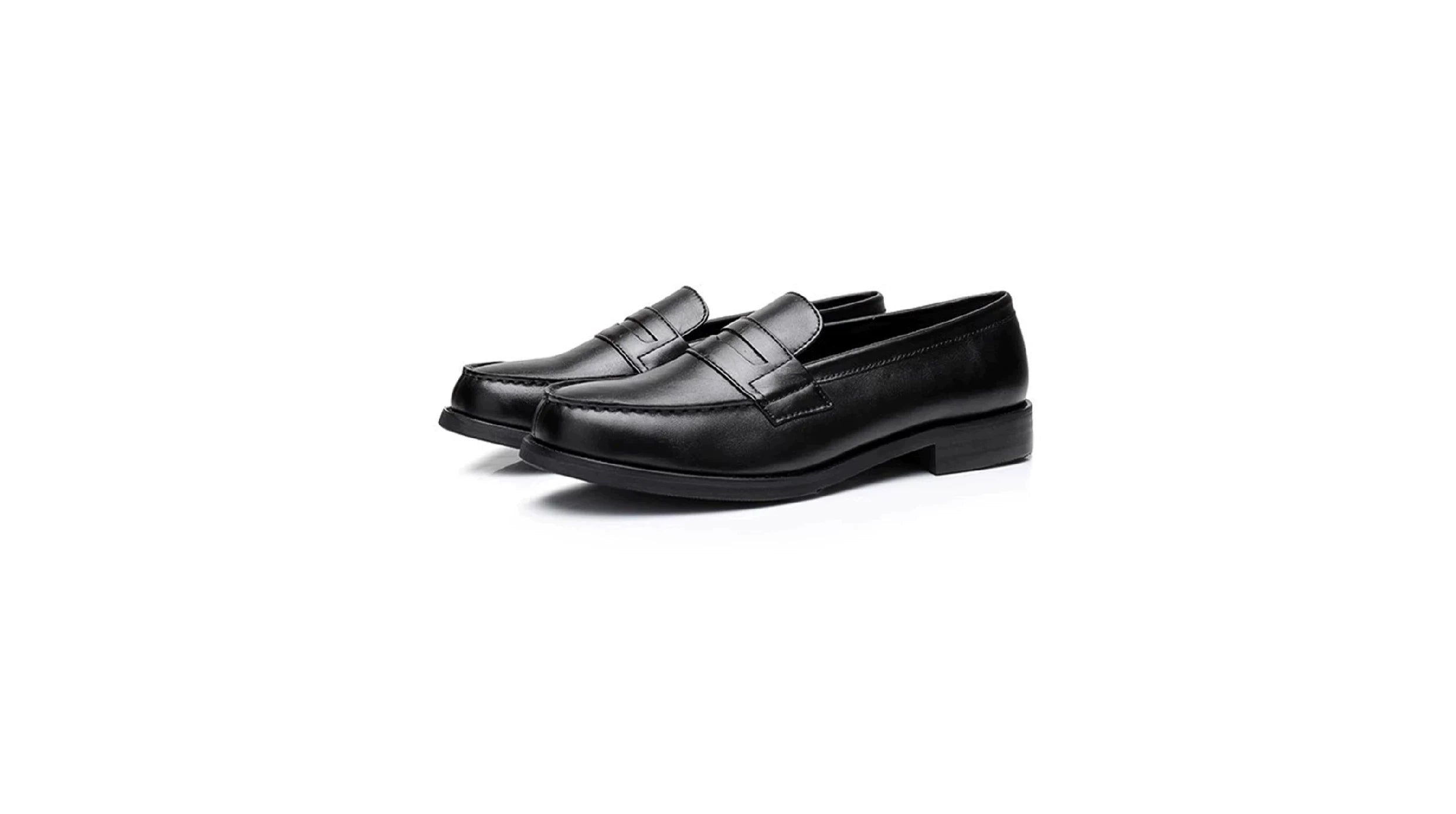 TERRAKOO One-pedal Cowhide Derby Leather Shoes Loafers