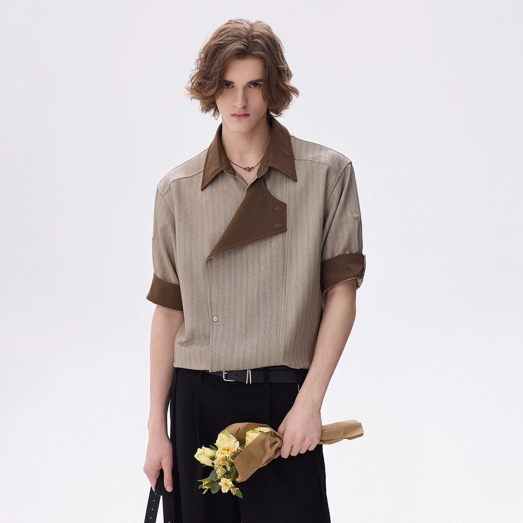 CHOR Striped Slim Fit Casual Shirt