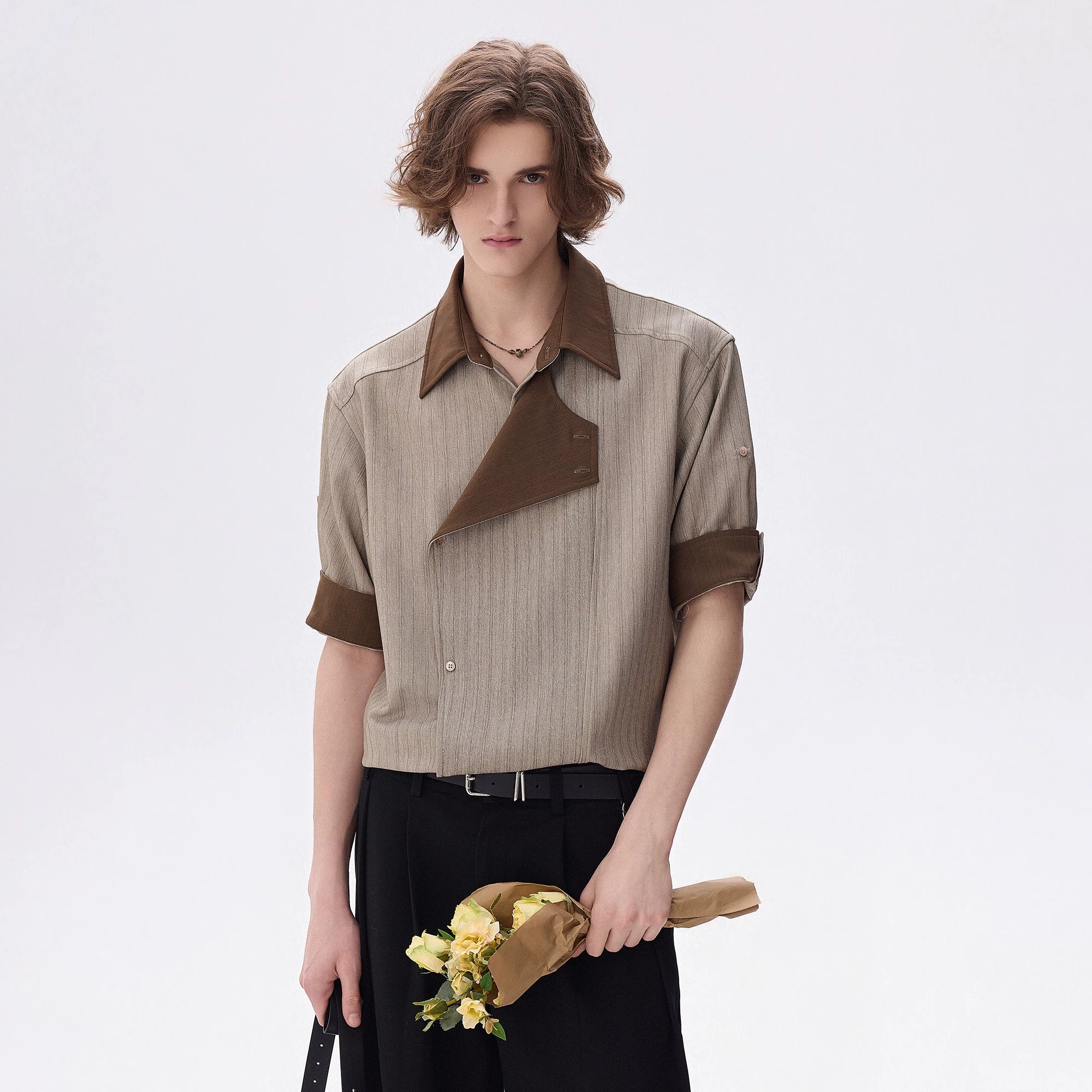 CHOR Striped Slim Fit Casual Shirt