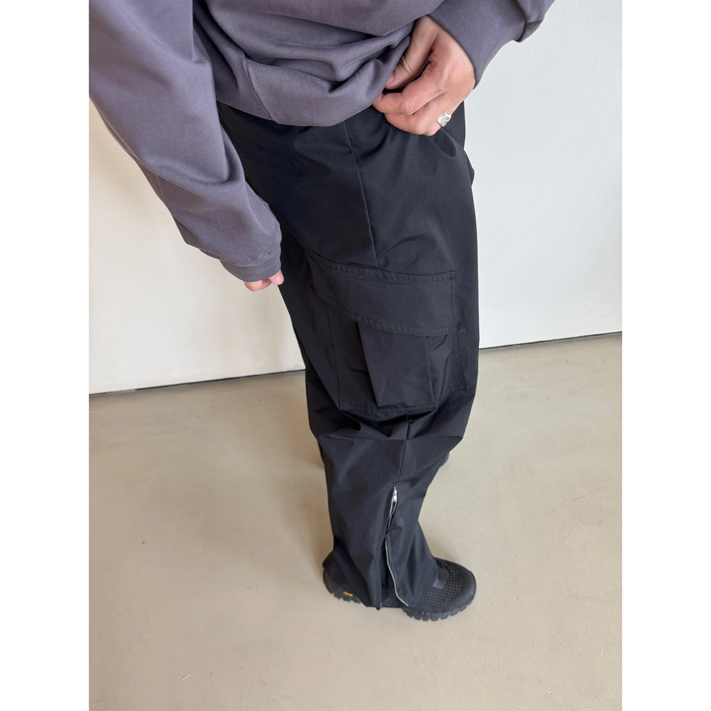 Anniehall Vintage Pant Leg Zip Nylon Overalls