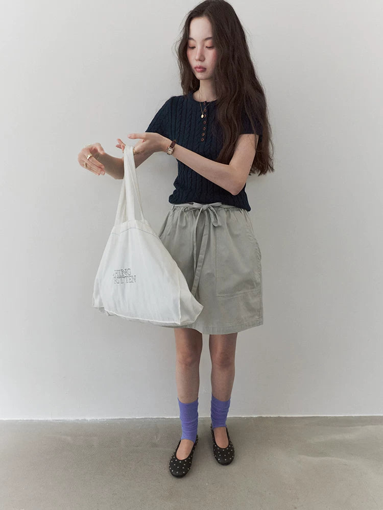 VOOE Slim and Thin Twist Casual Tee