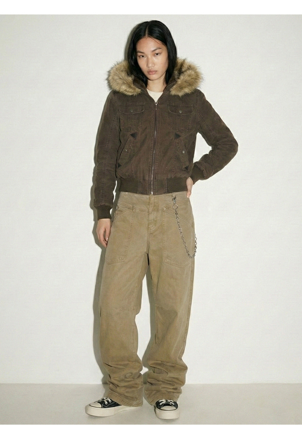 MADEEXTREME Fur Collar Tooling Jacket