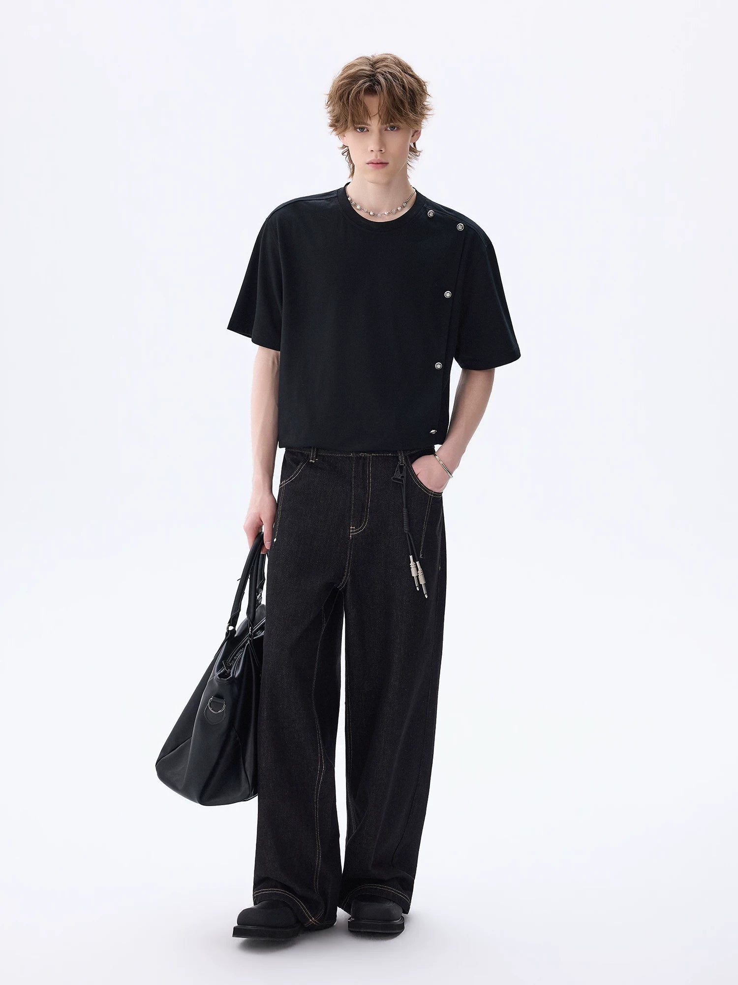 CHOR Front Shoulder Casual Versatile Tee