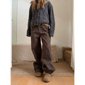 CCYE Leopard Straight Jeans