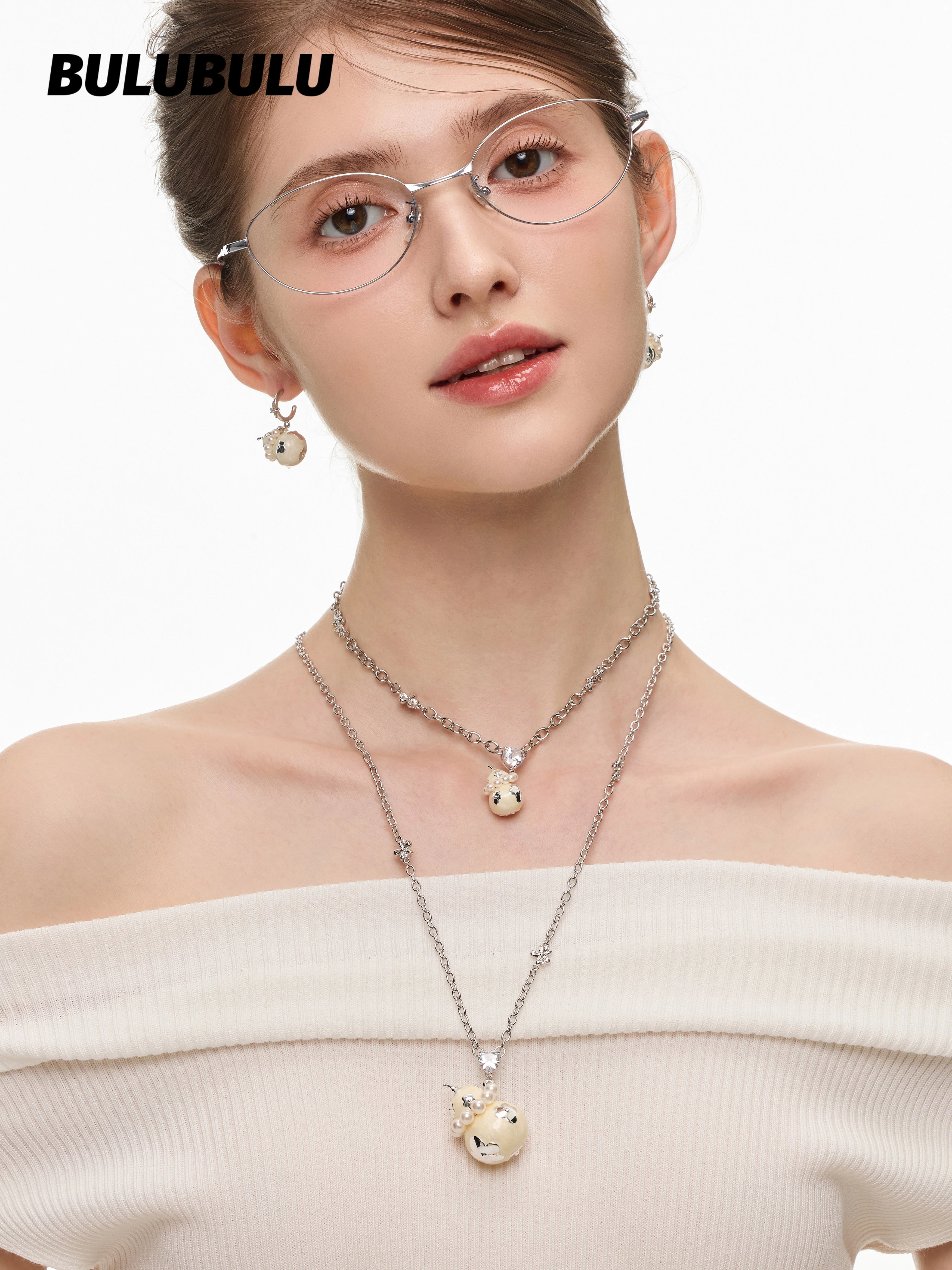 BULUBULU New Chinese Gourd Long Necklace