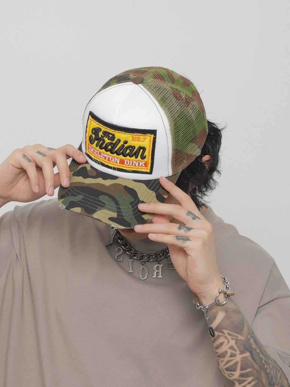 WORLDWIDE Street Vintage Alphabet Baseball Cap