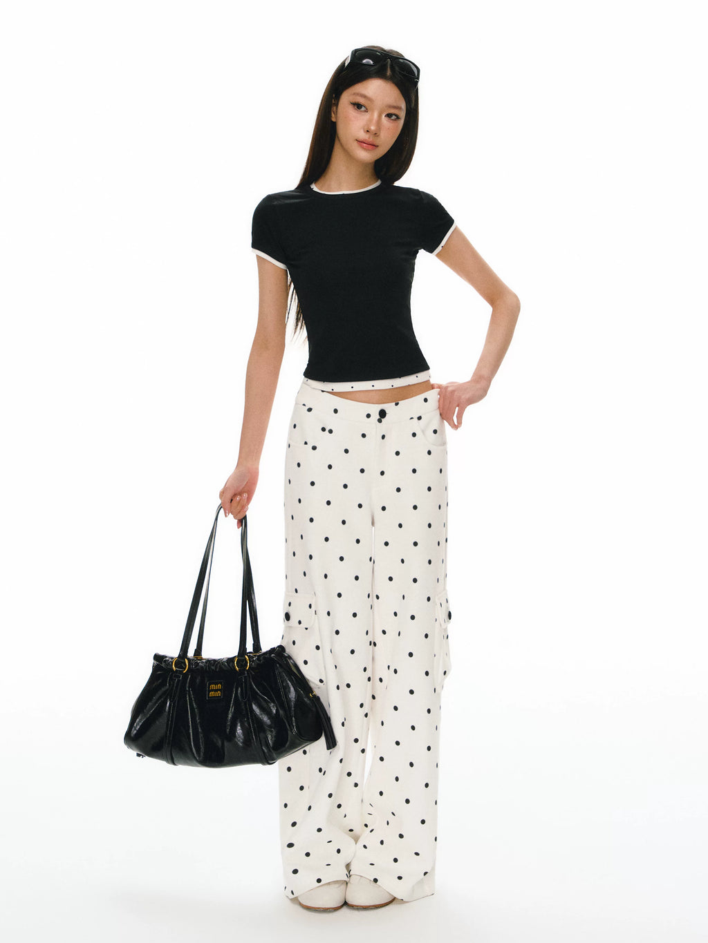 Ariseism Polka-dot Slacks