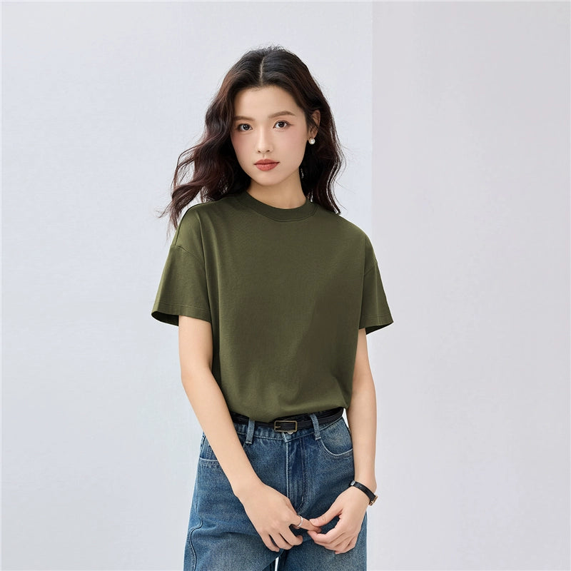 Giordano Comfortable Loose Small Turtleneck Tee