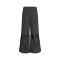 FUNKYFUN Striped Spaced Breasted Design Trousers