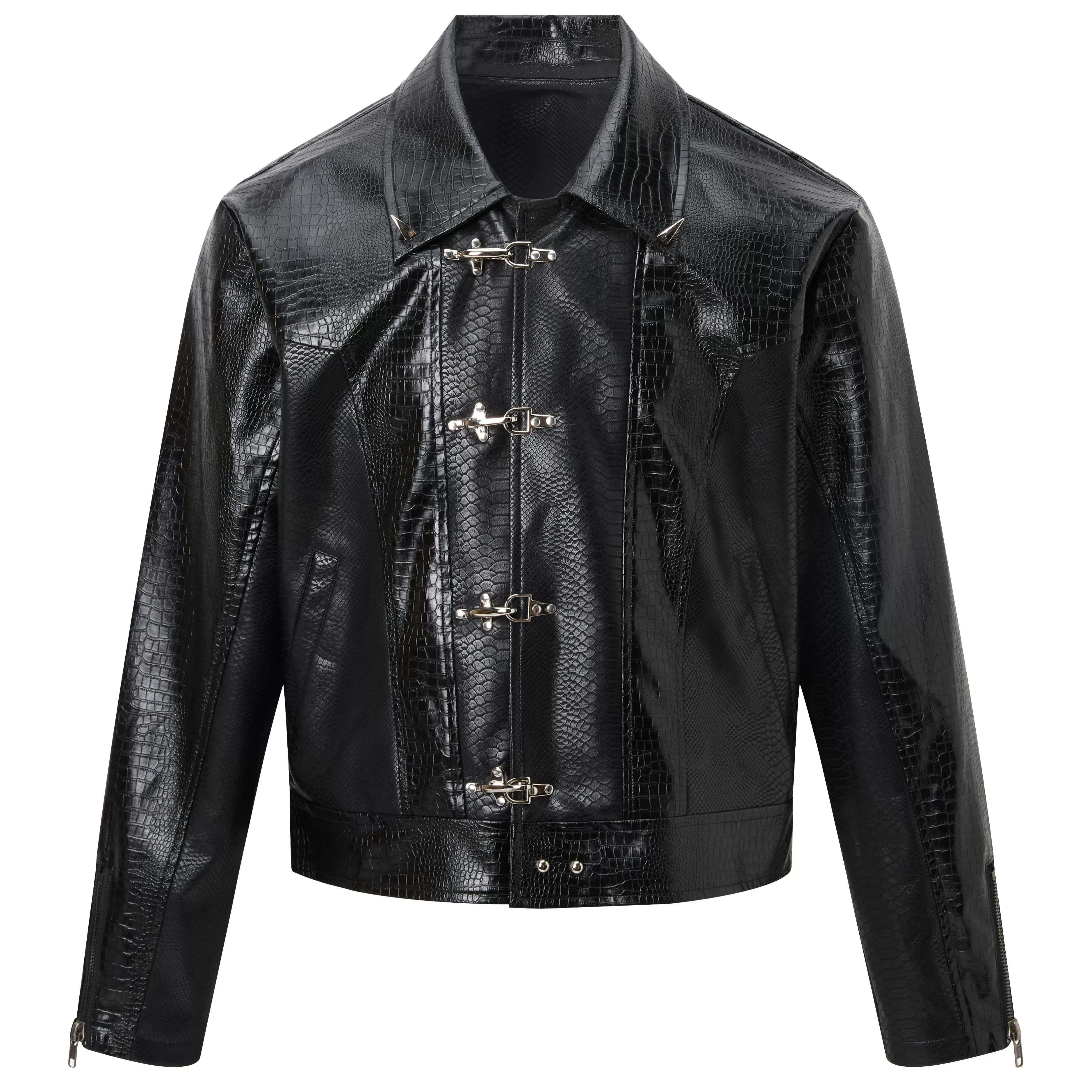 RecoverZone X PCCVISION Leather Crocodile Leather Jacket