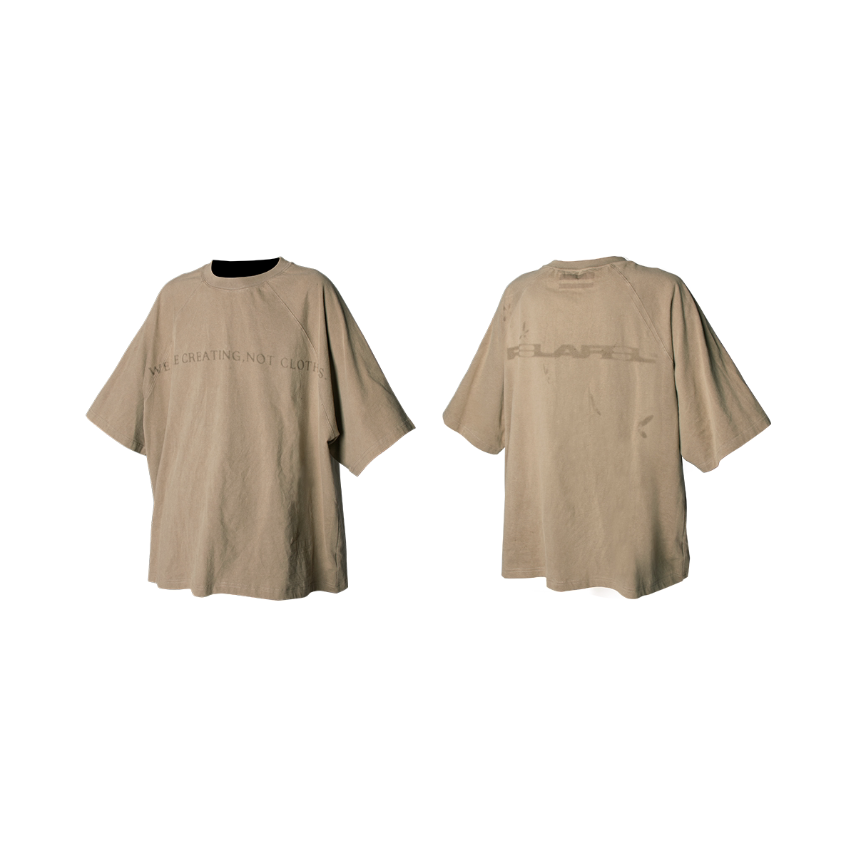 RELABEL Retro Slogan Print Casual Loose Tee