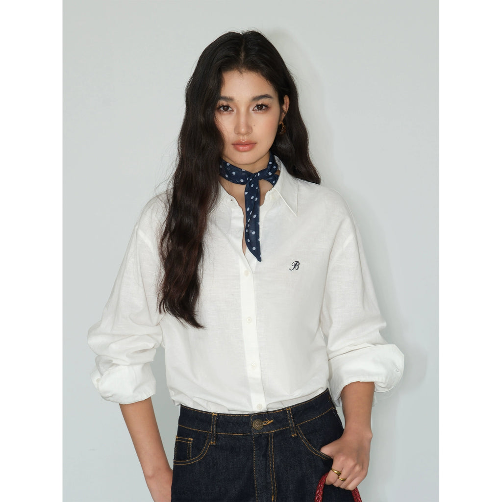 NEVA HU Loose Temperament Shirt