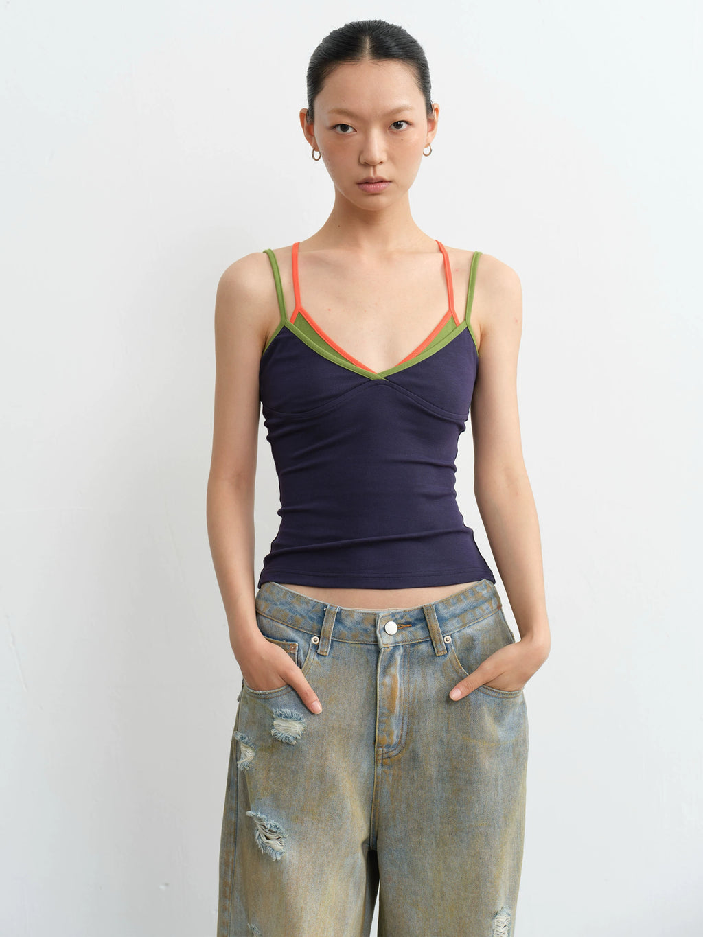LINY LIBERTY Fake Two Piece Slim Sling