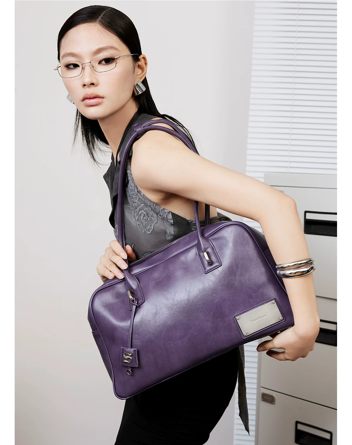 SmoSmos Vintage High Capacity Commuter Underarm Bag