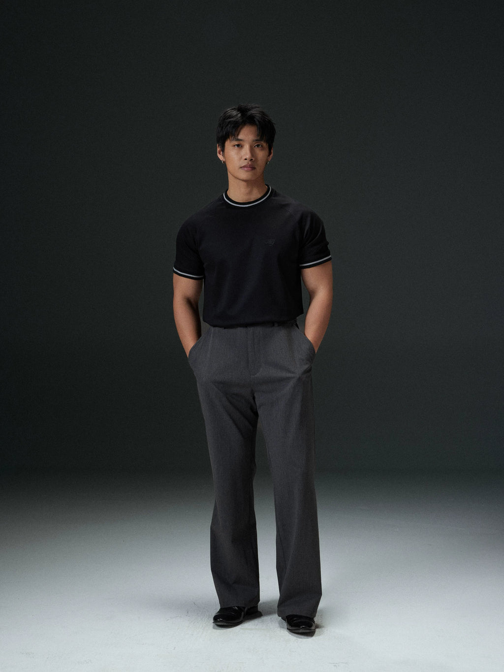 AFTERGLOW Splicing Casual Versatile TEE