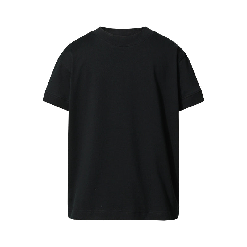 FUNKYFUN Front Shoulder Thread Cuff Versatile Backing Tee