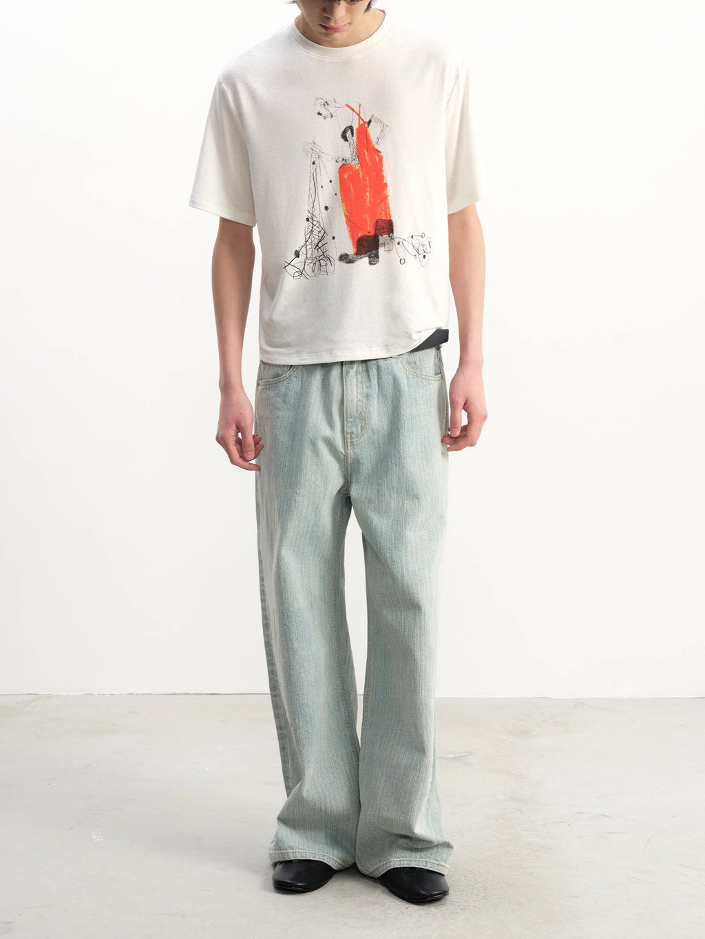 JCAESAR Digital Direct Injection Printing Loose Tee