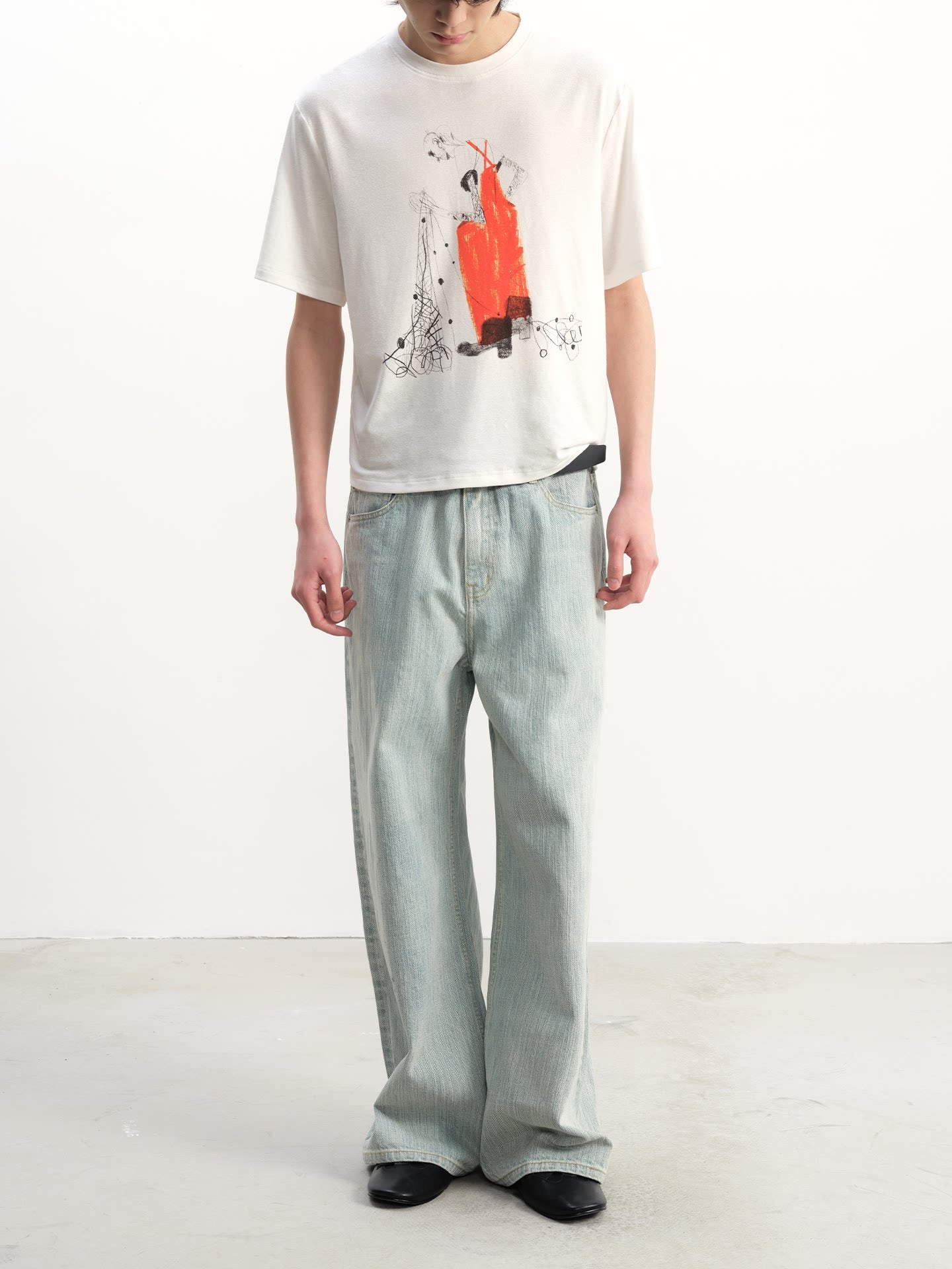 JCAESAR Digital Direct Injection Printing Loose Tee