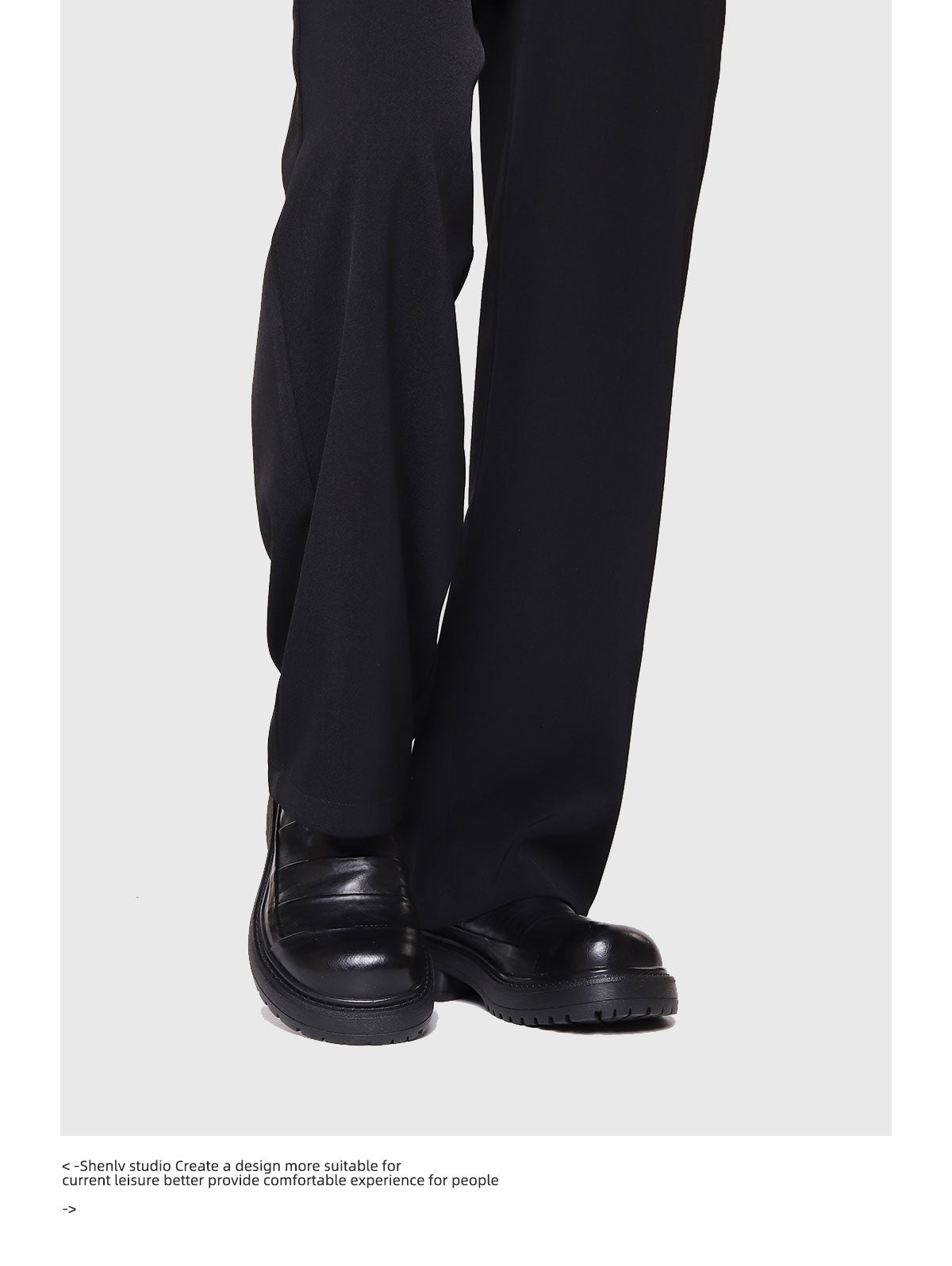 SHENLV STUDIO head-up splicing ARMOR derby shoes