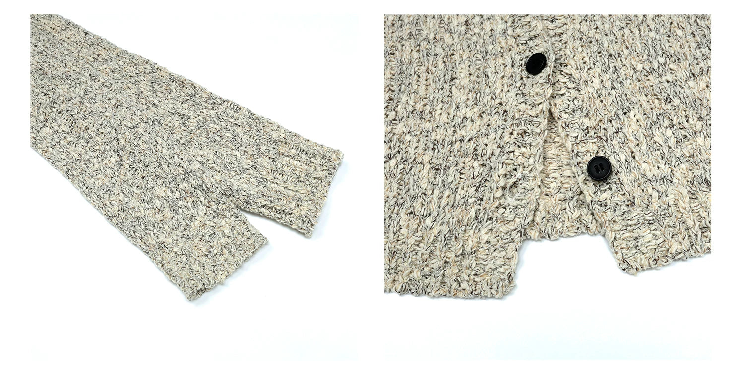 Audwyn Vintage Slim Skinny Knitted Long Sleeves