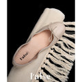 L'aise Shallow Mouth One-pedal Single Shoes