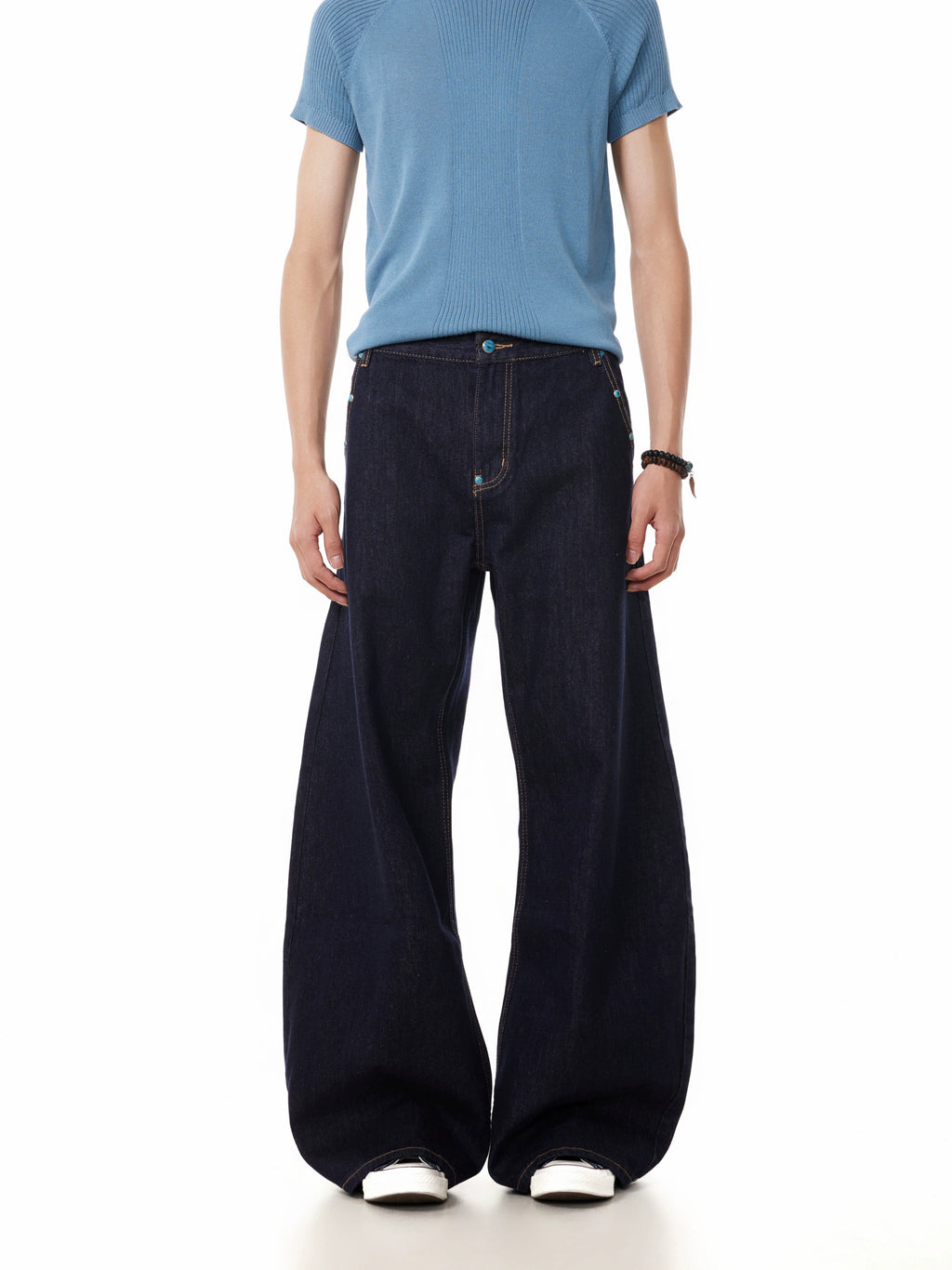 BTSG Casual Versatile Micro-pull Jeans