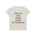 FUNKYFUN Make A Wish Slogan Printed Versatile Tee