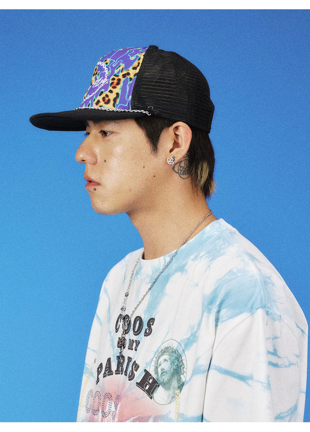 CoosRetro Hip Hop Graffiti Print Versatile Baseball Cap
