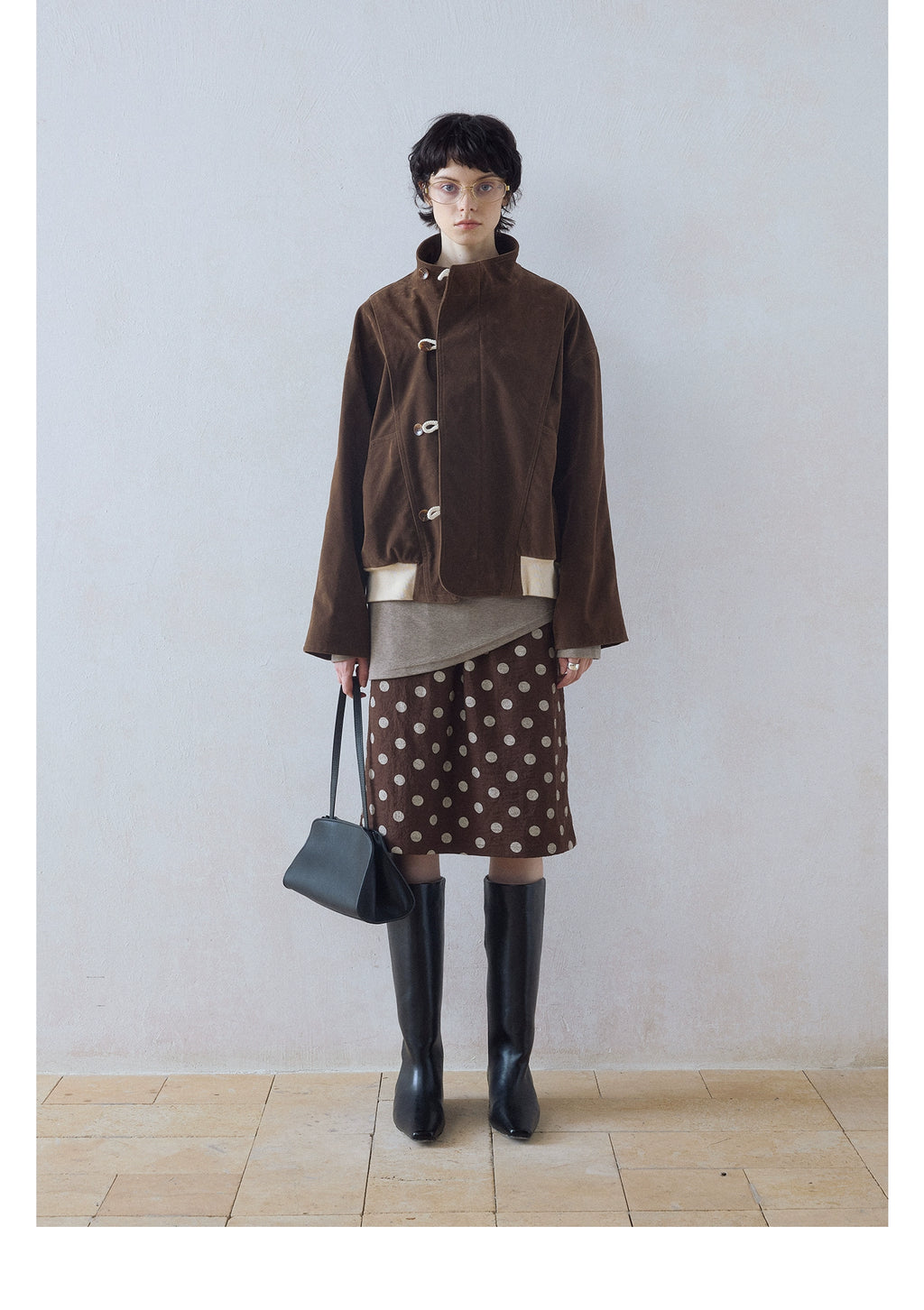 DIMC Retro Miu Polka Dot Skirt