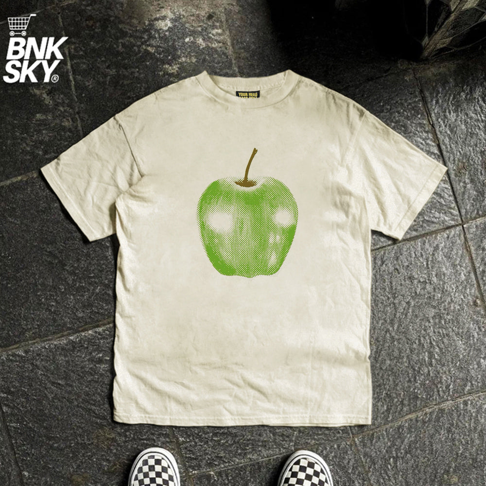 Wang Youbing Studio! GREEN APPLE 260g 100% Cotton Tee
