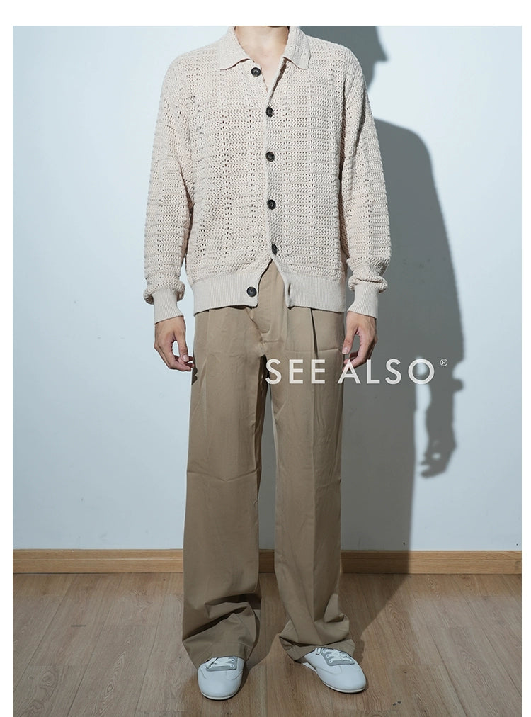 SEE ALSO Minimalist Knitted Cardigan Sweater