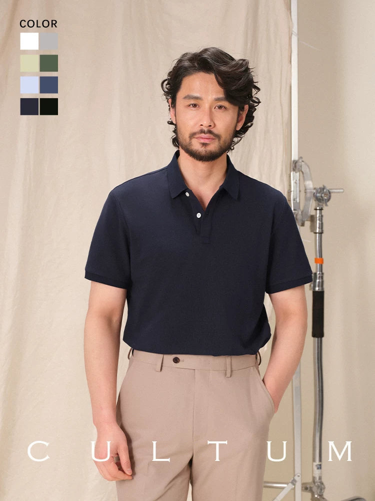 CULTUM Business Casual Versatile Gaoshu POLO Shirt