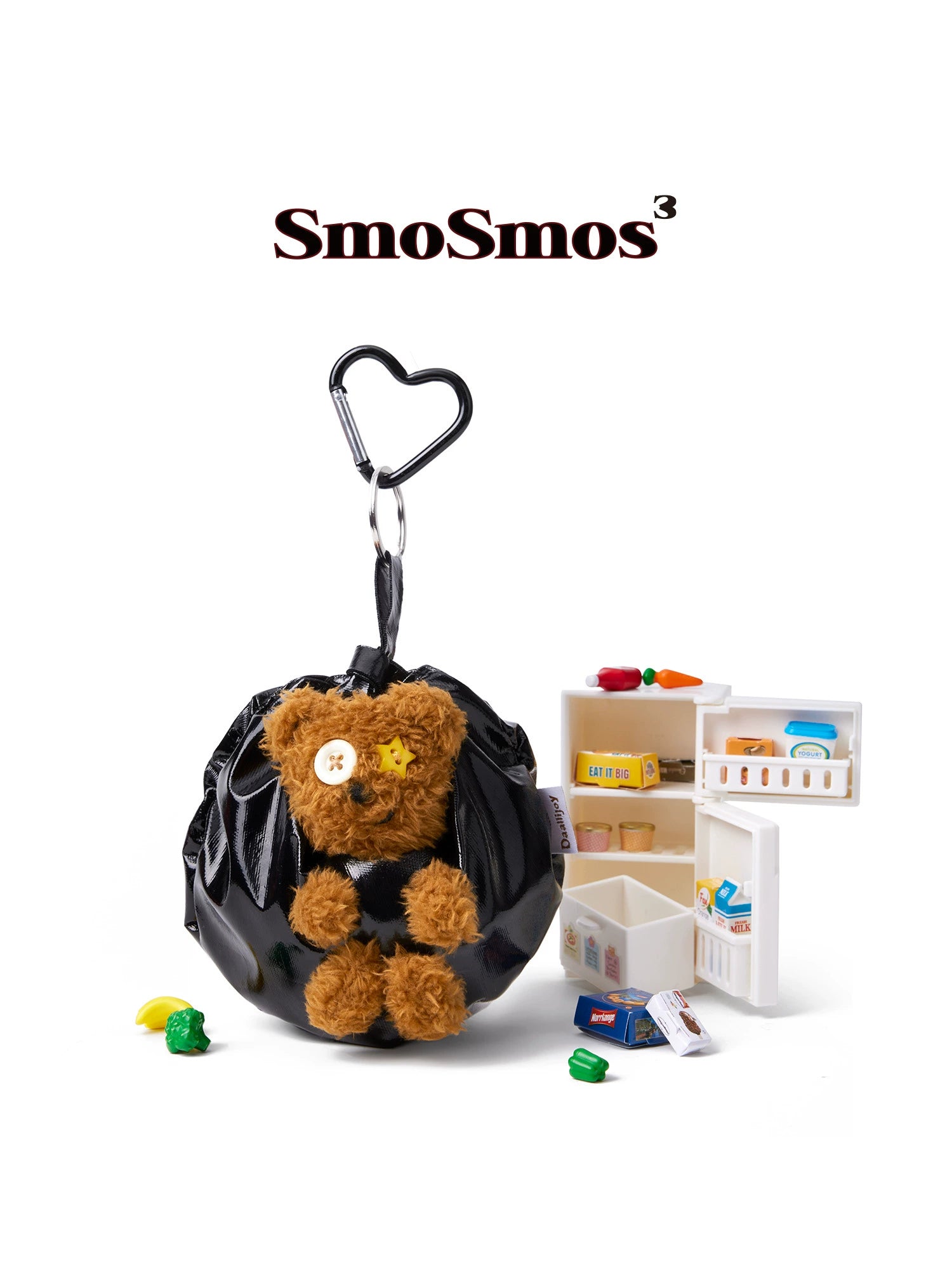 SmoSmos Plush Doll Bear Doll Bag Pendant
