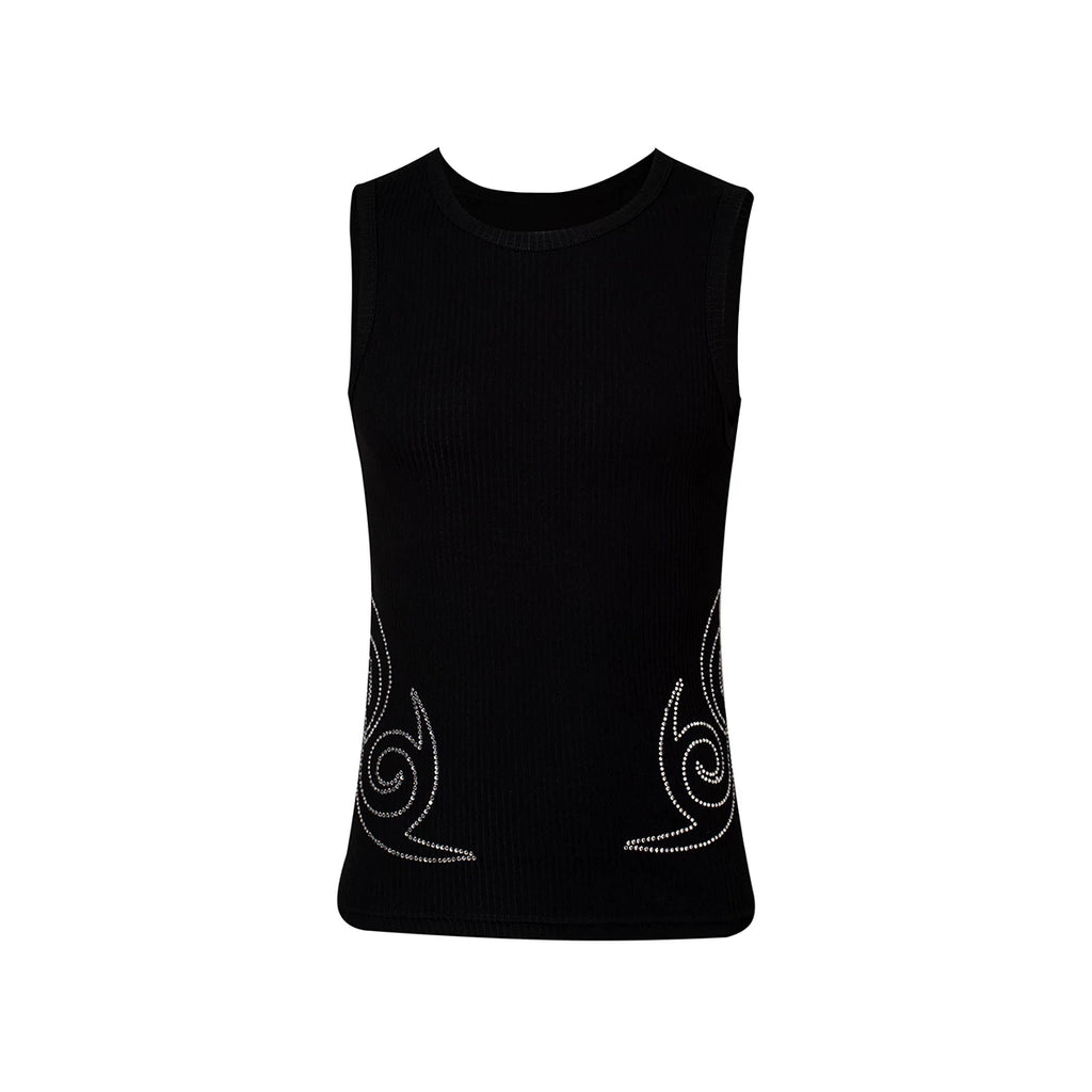 Karmanistic Vintage Slim Fit Hot Diamond Vest