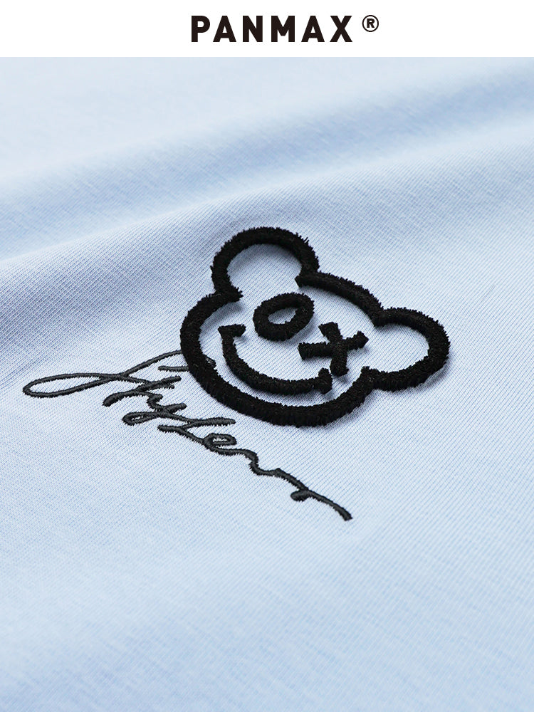 PANMAX Bear Toothbrush Embroidery Cool Tee