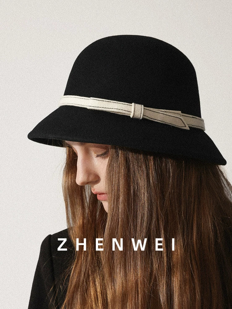 ZHENWEI Wool Extravagant Gift Hat