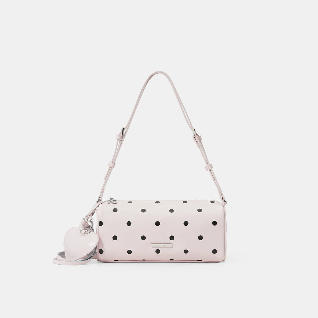 ANGELSKY Vintage Polka Dot Handbag