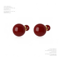 NO SOLUTION Double Sided Bead Stud Earrings