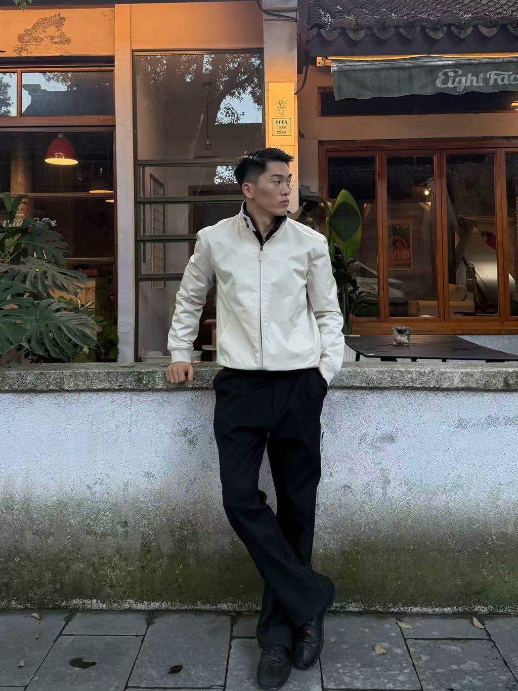 GTAL Vintage Stand-Up Collar Casual Jacket