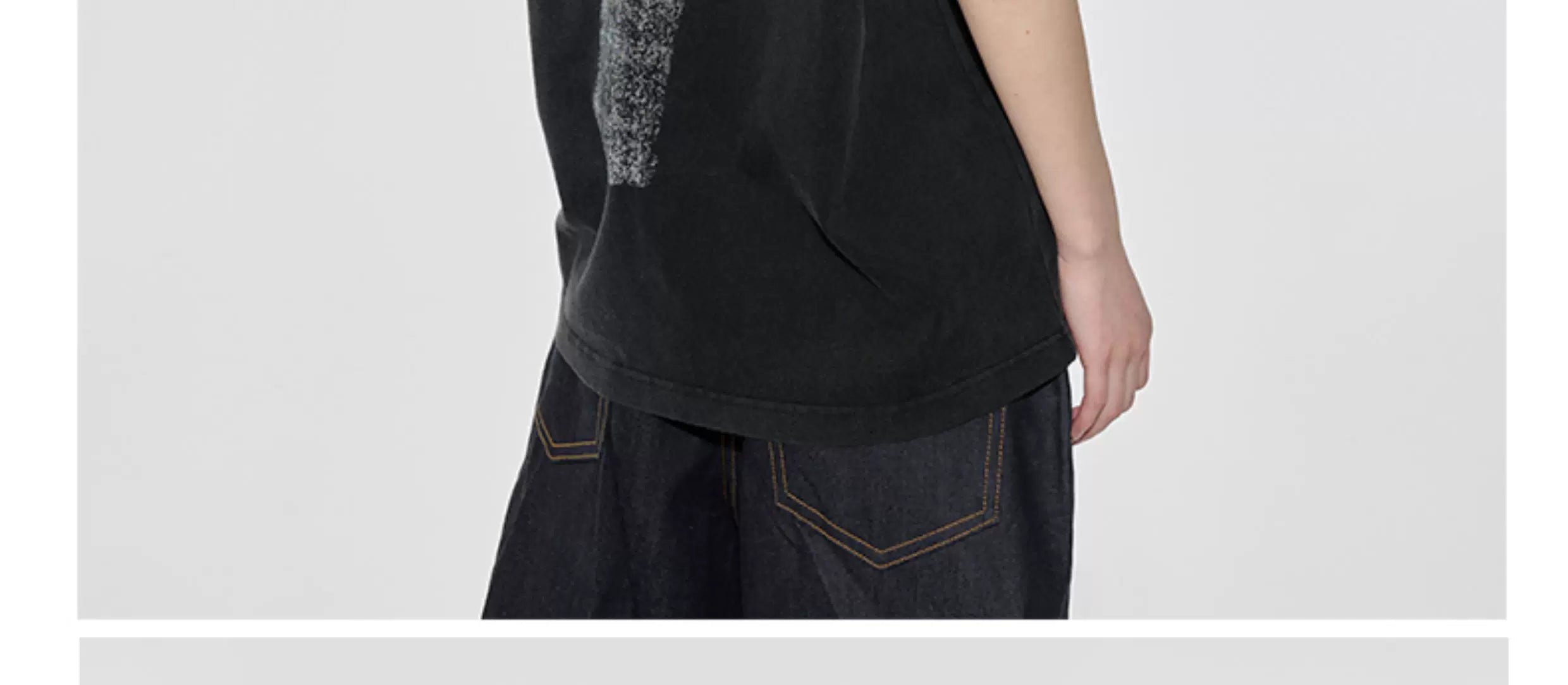 VULCAN Old Childlike Duck Printing Loose TEE