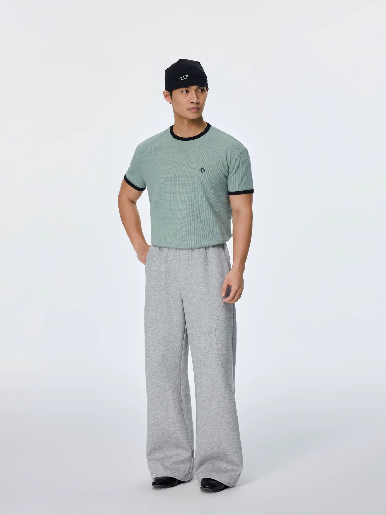 AFTERGLOW Retro Contrasting Slim Tee