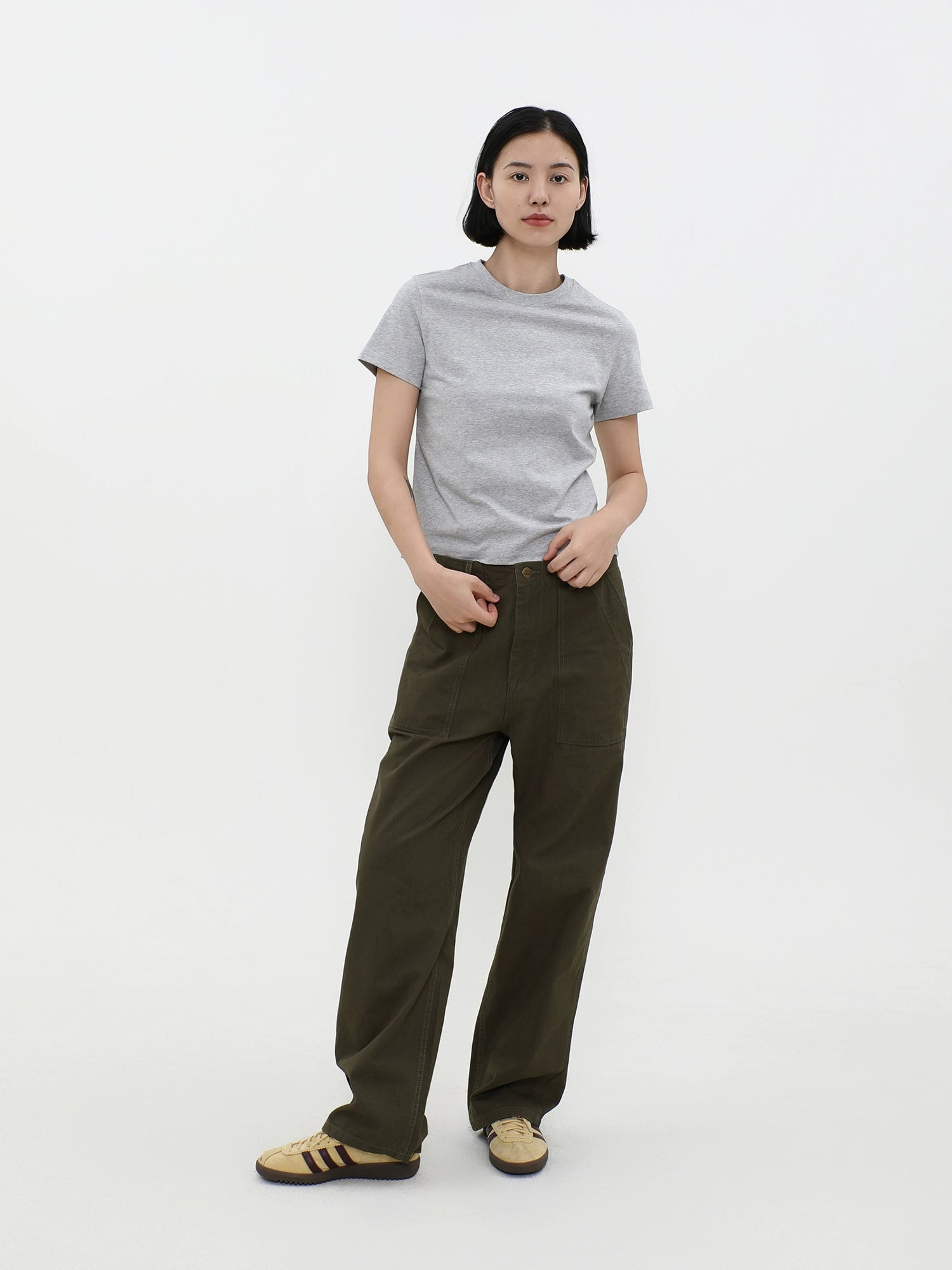 LIVINGTOWN Casual Loose Simple Slim Tee