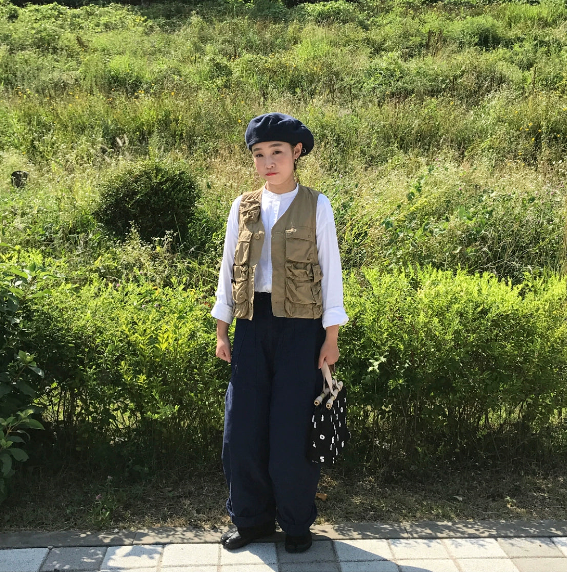 Anniehall Multi-Bag Outdoor Lace-Up Vest